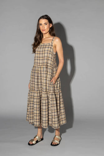Drama the Label Earth Dress - Ground Check  Hyde Boutique   