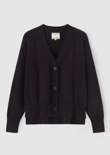 Load image into Gallery viewer, Aleger 159 Most Favourite Cardigan - Eggplant Apparel > Women > Clothing > Knitwear > Cardigans > Wool Cashmere Cardigans > Aleger Hyde Boutique
