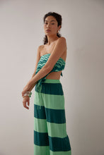 Load image into Gallery viewer, Gary Bigeni Quinn Drawstring Pant - Marta Mint Stripes  Hyde Boutique   
