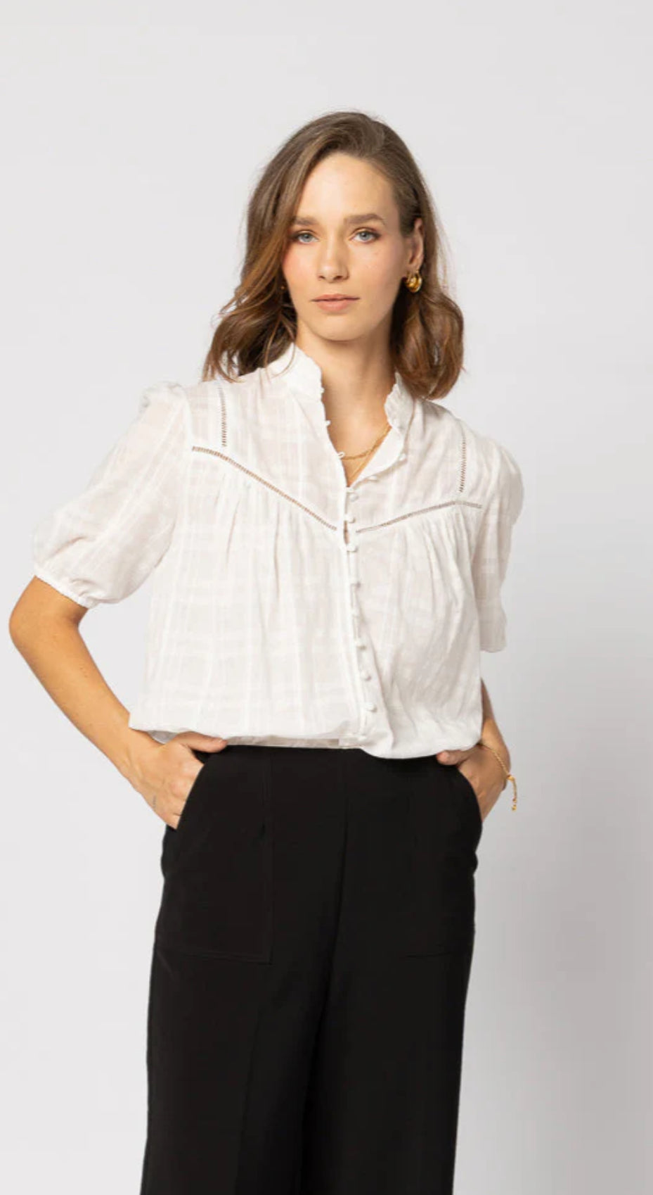 Drama The Label Dalila Top - White Check