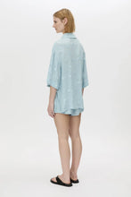Load image into Gallery viewer, Camilla and Marc Otillie 2.0 Short Sleeve Top - Soft Blue Hyde Boutique
