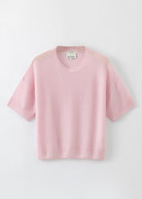 Load image into Gallery viewer, Aleger 273 Cashmere Featherweight Top - Pearl Pink Apparel > Women > Clothing > Knitwear > Knit Tops > Cashmere Knit Tops > Aleger Hyde Boutique
