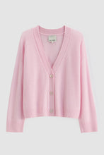 Load image into Gallery viewer, Aleger N.2275 Cashmere Featherweight Cardigan - Pearl Pink Hyde Boutique
