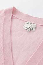Load image into Gallery viewer, Aleger N.2275 Cashmere Featherweight Cardigan - Pearl Pink Hyde Boutique
