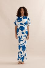 Load image into Gallery viewer, Caitlin Crisp Milano Dress - Royal Rose Satin  Hyde Boutique   
