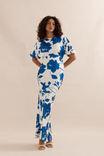 Load image into Gallery viewer, Caitlin Crisp Milano Dress - Royal Rose Satin  Hyde Boutique   
