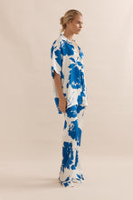 Load image into Gallery viewer, Caitlin Crisp Ibiza Shirt - Royal Rose Satin  Hyde Boutique   
