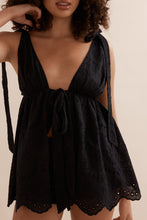 Load image into Gallery viewer, Caitlin Crisp Little Rosie Set - Black Broderie Hyde Boutique
