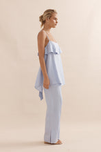 Load image into Gallery viewer, Caitlin Crisp Rio Top - Sky Blue Linen  Hyde Boutique   
