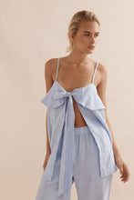 Load image into Gallery viewer, Caitlin Crisp Rio Top - Sky Blue Linen  Hyde Boutique   
