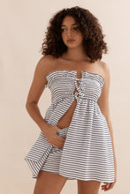 Load image into Gallery viewer, Caitlin Crisp Victoria Set - French Navy Stripe Hyde Boutique
