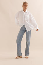 Load image into Gallery viewer, Caitlin Crisp Sunny Beach Shirt - White Voile Arriving March Hyde Boutique
