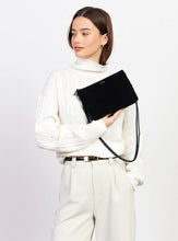 Load image into Gallery viewer, SABEN Tillys Big Sis Crossbody - Black Suede Accessories > Women > Accessories > Bags &amp; Handbags > Crossbody Bags > Saben Hyde Boutique
