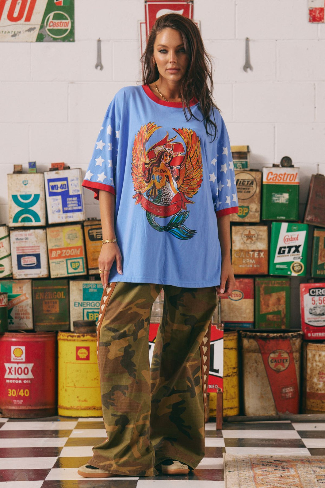 Sabbi The Dream Big Brenda Tee - Periwinkle Hyde Boutique