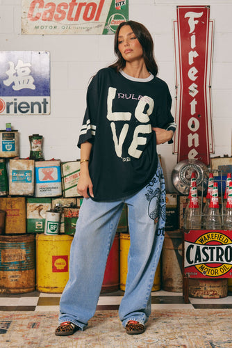 Sabbi The Love Revolution Tee - Black Hyde Boutique