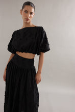 Load image into Gallery viewer, Caitlin Crisp Capri Skirt - Black Broderie Hyde Boutique
