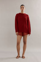 Load image into Gallery viewer, Caitlin Crisp Club CC Varsity Crew - Red
