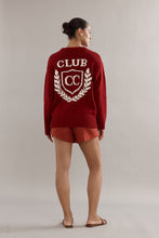 Load image into Gallery viewer, Caitlin Crisp Club CC Varsity Crew - Red
