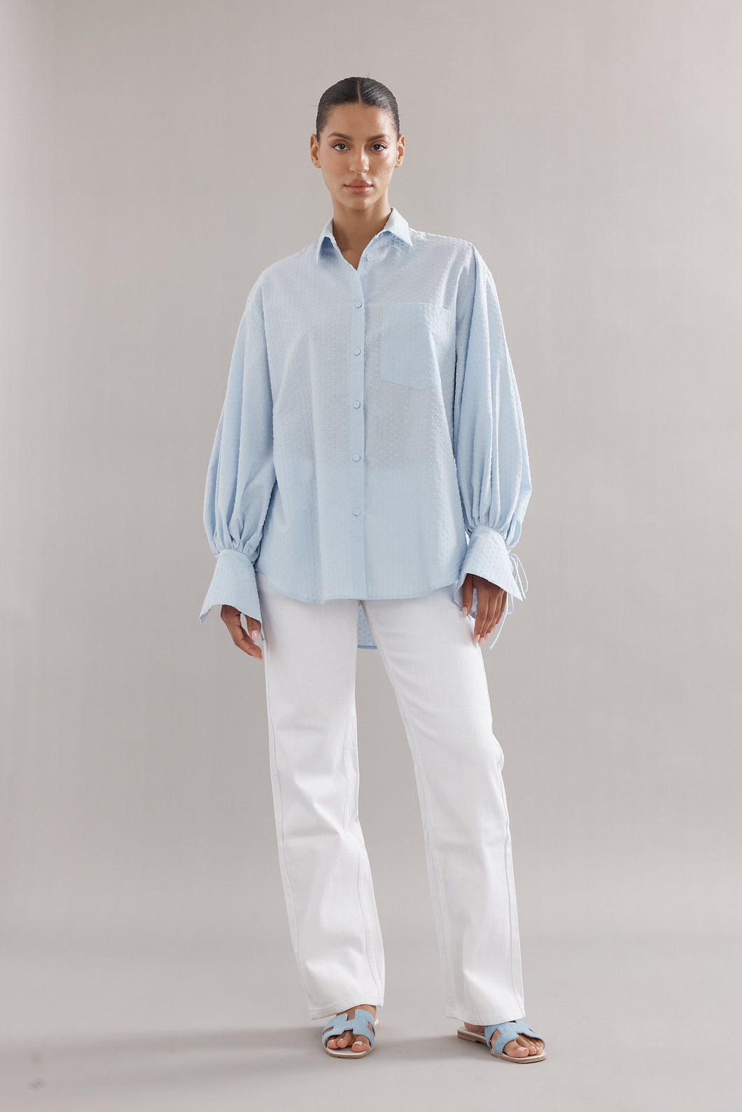 Caitlin Crisp Sonny Shirt - Blue