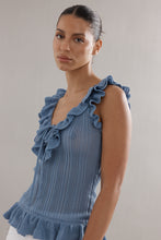 Load image into Gallery viewer, Caitlin Crisp Darwin Tank - Blue
