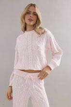Load image into Gallery viewer, Caitlin Crisp Cotton Cable Knit Jumper - Pink (code LW+) Hyde Boutique
