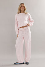 Load image into Gallery viewer, Caitlin Crisp Cotton Cable Knit Jumper - Pink (code LW+) Hyde Boutique
