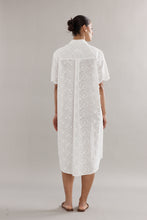 Load image into Gallery viewer, Caitlin Crisp Mackenzie Shirt Dress - White Broderie Hyde Boutique
