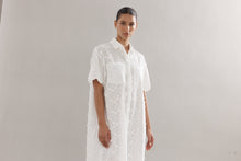 Load image into Gallery viewer, Caitlin Crisp Mackenzie Shirt Dress - White Broderie Hyde Boutique
