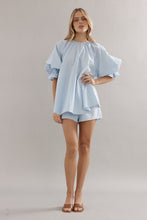 Load image into Gallery viewer, Caitlin Crisp Horizon Top - Blue
