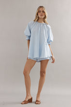 Load image into Gallery viewer, Caitlin Crisp Horizon Top - Blue

