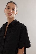 Load image into Gallery viewer, Caitlin Crisp Mackenzie Shirt Dress - Black Broderie Hyde Boutique
