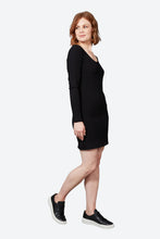 Load image into Gallery viewer, Eb &amp; Ive Studio Jersey Mini Dress - Ebony  Hyde Boutique   
