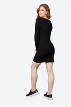 Load image into Gallery viewer, Eb &amp; Ive Studio Jersey Mini Dress - Ebony  Hyde Boutique   
