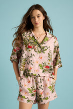 Load image into Gallery viewer, Papinelle x Karen Walker Love Letters Crop Boxer PJ - Soft Pink
