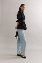 Load image into Gallery viewer, Caitlin Crisp Elena Blouse - Black Poplin
