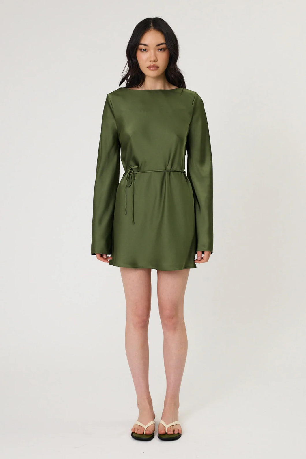 Remain Phoenix Mini Dress - Seaweed