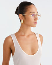 Load image into Gallery viewer, Luv Lou The Carter Blue Light Glasses - Gold Eyewear Luv Lou
