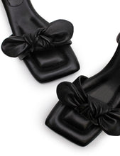 Load image into Gallery viewer, La Tribe Bow Kitten Heel - Black  Hyde Boutique   
