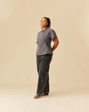 Load image into Gallery viewer, Ruby Coco Short Sleeve Blazer - Charcoal
