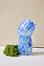 Load image into Gallery viewer, Willow &amp; Mae Stemless Blue Green Splatter Wine Glass Hyde Boutique
