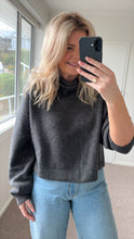 Load image into Gallery viewer, Assembly Label Paris Wool Cashmere Knit Turtleneck - Charcoal Marle Hyde Boutique
