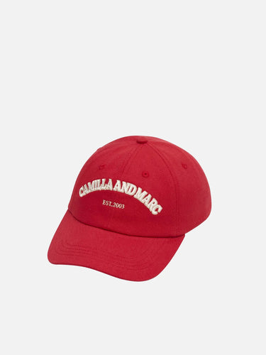 Camilla and Marc Riptide Cap - Red  Hyde Boutique   