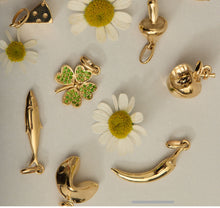 Load image into Gallery viewer, Meadowlark Apple Core Charm Necklace - Gold Plated
