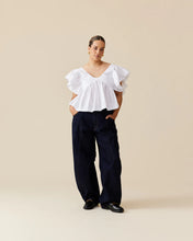 Load image into Gallery viewer, Ruby Noni Ruffle Top - White Hyde Boutique
