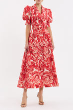 Load image into Gallery viewer, Rebecca Vallance Alloure Midi Dress - Multi Print
