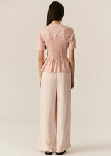 Load image into Gallery viewer, Pol Zone Shirred Tee - Blush Hyde Boutique
