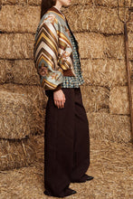 Load image into Gallery viewer, Alémais La Rosa Jacquard Bomber Jacket
