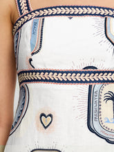 Load image into Gallery viewer, Kivari Alessia Maxi Dress - Cream Navy Hyde Boutique
