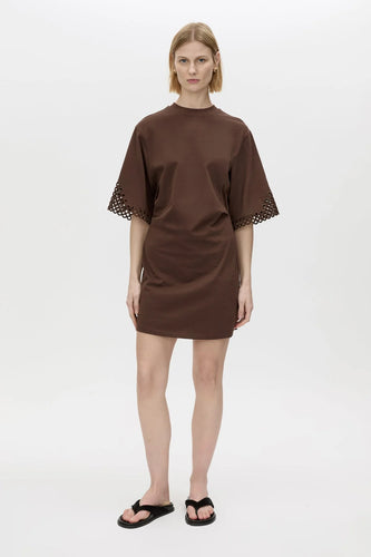 Camilla and Marc Lolani Mini Tee Dress - Chocolate Hyde Boutique