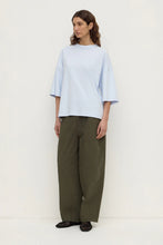 Load image into Gallery viewer, Assembly Label Max Cotton Oversized Tee - Powder Blue
